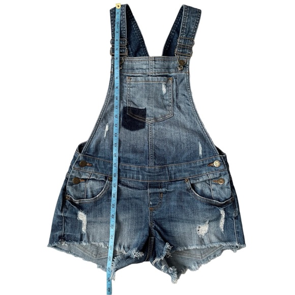 Guess Jeans Denim Overall Shorts S - Picture 5 of 8